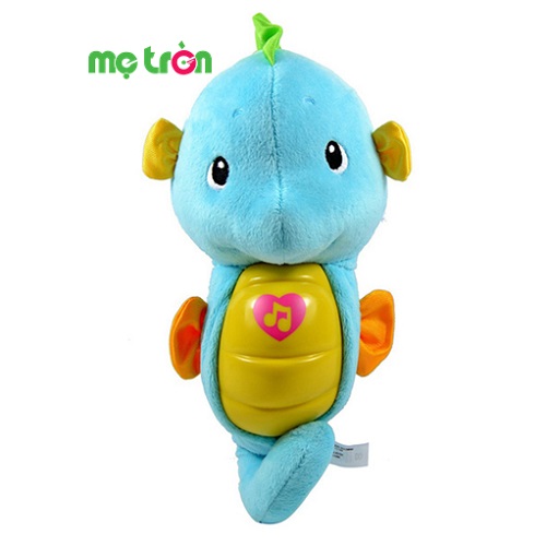 Cá ngựa ru ngủ thông minh Fisher-Price Soothe & Glow Seahorse DGH82 màu xanh