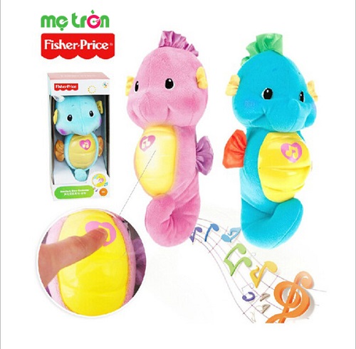 Chú cá ngựa ngủ Fisher Price được bọc nhung mềm mại