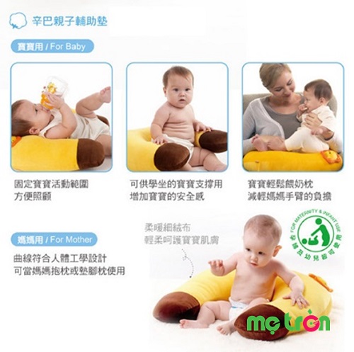 Gối Simba S8152 đa năng giúp mẹ chăm sóc bé tốt hơn