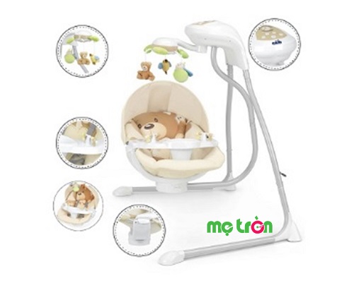 Từng chi tiết của nôi đưa đều tuyệt vời mang đến sự tiện lợi cho bé