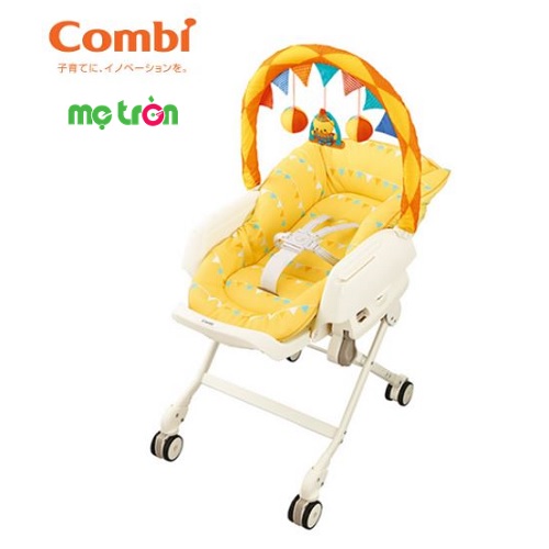 Ghế nôi đa năng vui nhộn cho bé Joy Combi màu vàng