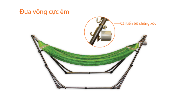 Máy đưa võng tự động Vinanoi VN365N tiện lợi và an toàn
