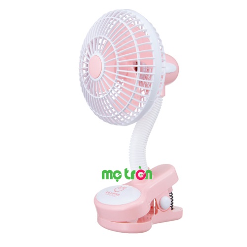 Quạt gắn xe đẩy siêu an toàn Simba ML007 màu hồng tiện lợi và an toàn