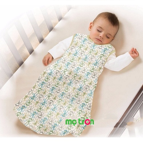 Túi ngủ cho bé Summer Monkey size S và M làm từ chất liệu cotton thông thoáng