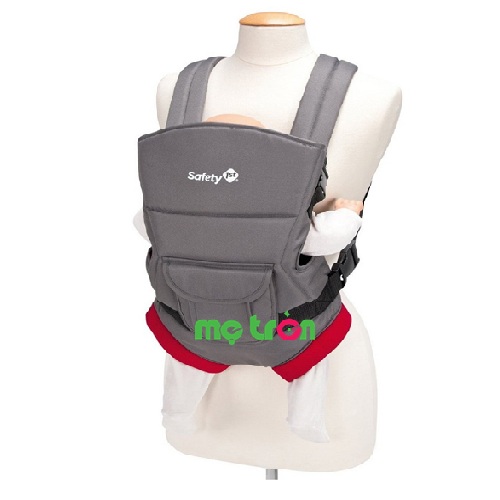Địu em bé thiết kế an toàn và tiện lợi Youmi Safety 1st 95420 màu xám đỏ