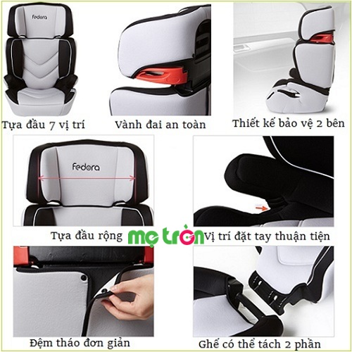 Những ưu điểm vượt trội của ghế ngồi Fedora C12 tiện lợi cho bé