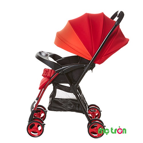 Khung xe đẩy được làm từ chất liệu nhôm siêu nhẹ chỉ 5,6kg nhưng cấu trúc khung vững chắc