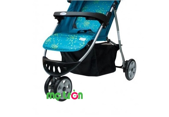 Trang bị thêm giỏ đựng đồ ở bên dưới cho bạn dễ dàng chuẩn bị và mang theo được nhiều đồ đạc hơn cho bé khi đi chơi