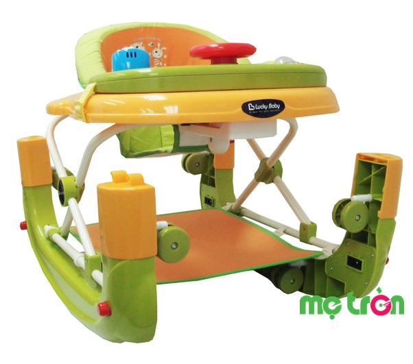 Phần khung xe tập đi được thiết kế chắc chắn và có thể xếp gọn với thao tác nhanh chóng