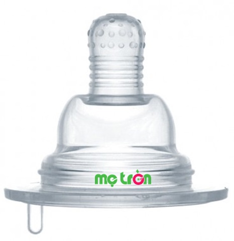 Núm ty bằng silicone siêu mềm với các hạt sần chống tưa lưỡi