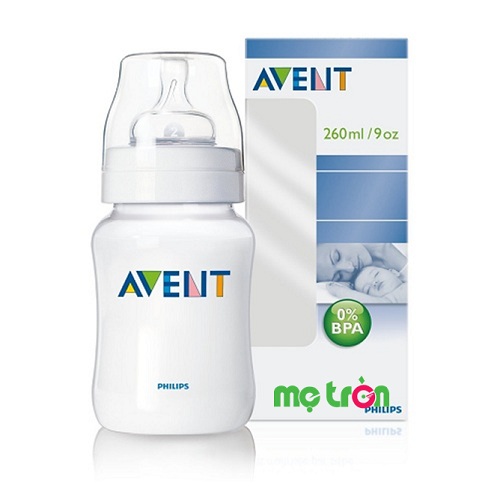 Bình sữa Philips Avent PP 260ml đơn chống sặc (SCF683/17) 