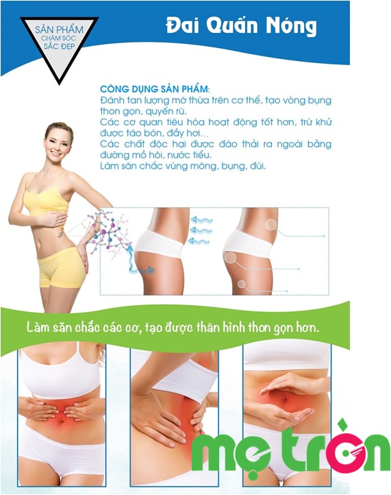 Thiết kế đai thời trang, nhỏ gọn, tiện lợi mang đến hiệu quả chăm sóc tốt nhất cho bạn