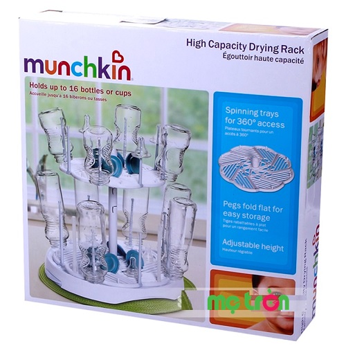 Hình ảnh sản phẩm giá úp bình sữa lớn Munchkin có thể xoay 360 độ