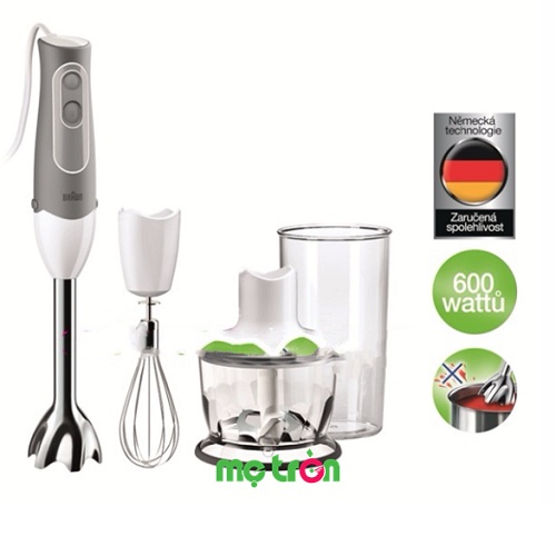 Máy xay cầm tay đa năng Braun MQ535 chất liệu inox cao cấp