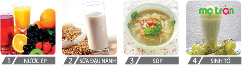 Có thể xay được nhiều loại thực phẩm khác nhau