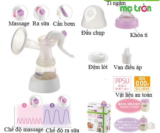 Bộ sản phẩm máy hút sữa