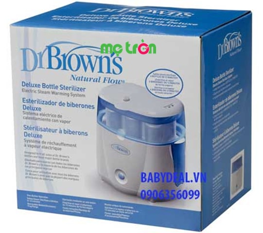 Máy tiệt trùng bình sữa Dr.Browns Deluxe Mỹ đồng hành cùng mẹ trong quá trình chăm sóc bé yêu