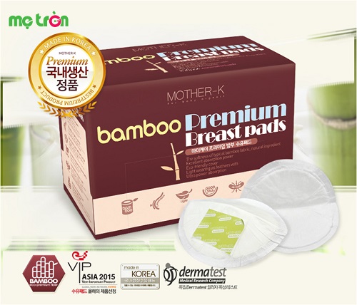Hình ảnh sản phẩm Lót thấm sữa sợi tre Mother-K Hàn Quốc (32c) từ sợi tre tự nhiên 