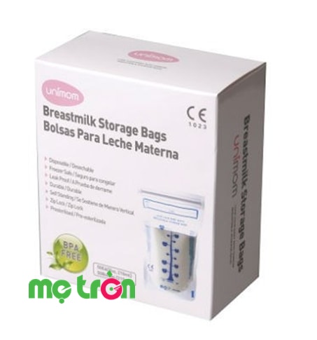 Hộp Túi trữ sữa Unimom 210ml UM870145 Hàn Quốc (50 túi )