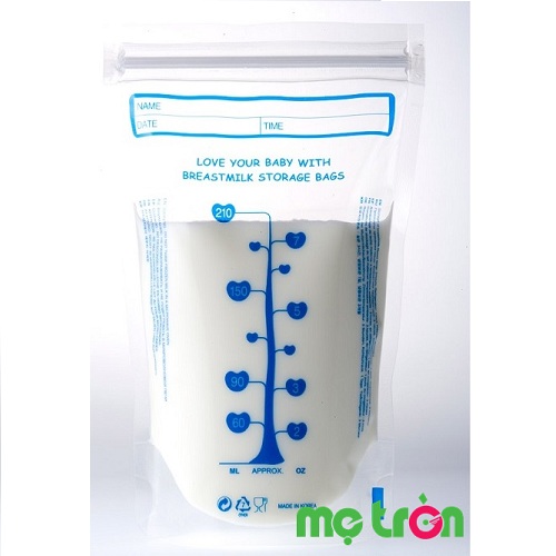 Thiết kế để mẹ ghi chú ngày tháng trữ sữa rõ ràng
