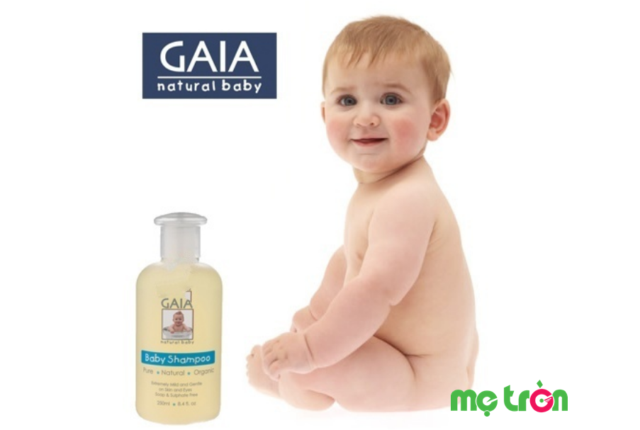 Được làm từ các thành phần tự nhiên giúp kháng khuẩn và mang đến cho bé mái tóc mềm mượt