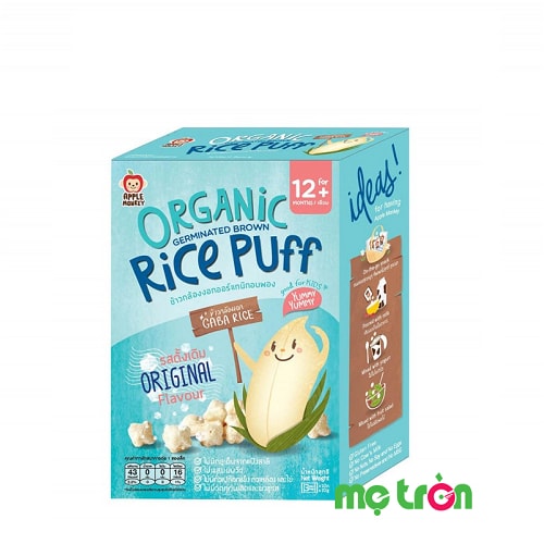 Bánh mầm gạo organic Apple Monkey 