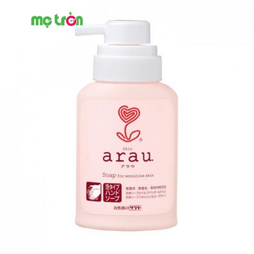 Nước rửa tay Arau dạng bình 300ml không gây kích ứng da