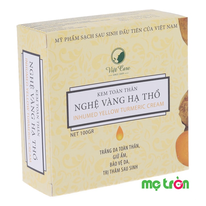 Hộp sản phẩm Kem nghệ vàng hạ thổ toàn thân Việt Care 