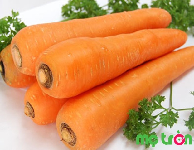 Cà rốt là thực phẩm ăn dặm tốt cho bé yêu
