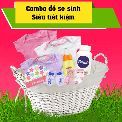 Combo quần áo sơ sinh siêu tiết kiệm