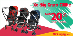 Giảm giá xe đẩy em bé Zaracos 20% từ ngày 21/4 – 5/5