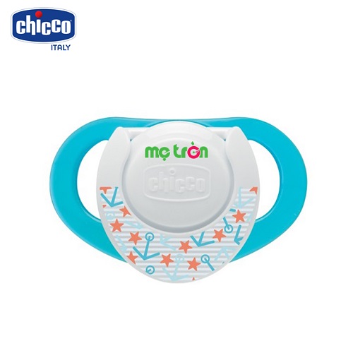 Bộ 2 ty ngậm silicon Physio Compact Hoa cúc, Mỏ neo 0-6M Chicco