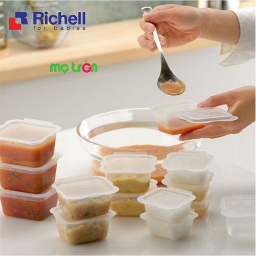 Bộ chia thức ăn Richell 3 kích cỡ cho bạn lựa chọn