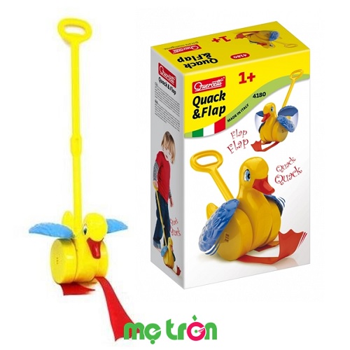 Đồ chơi Quercetti Quack and Flap (12m+) 4180 hình chú vịt xinh xắn