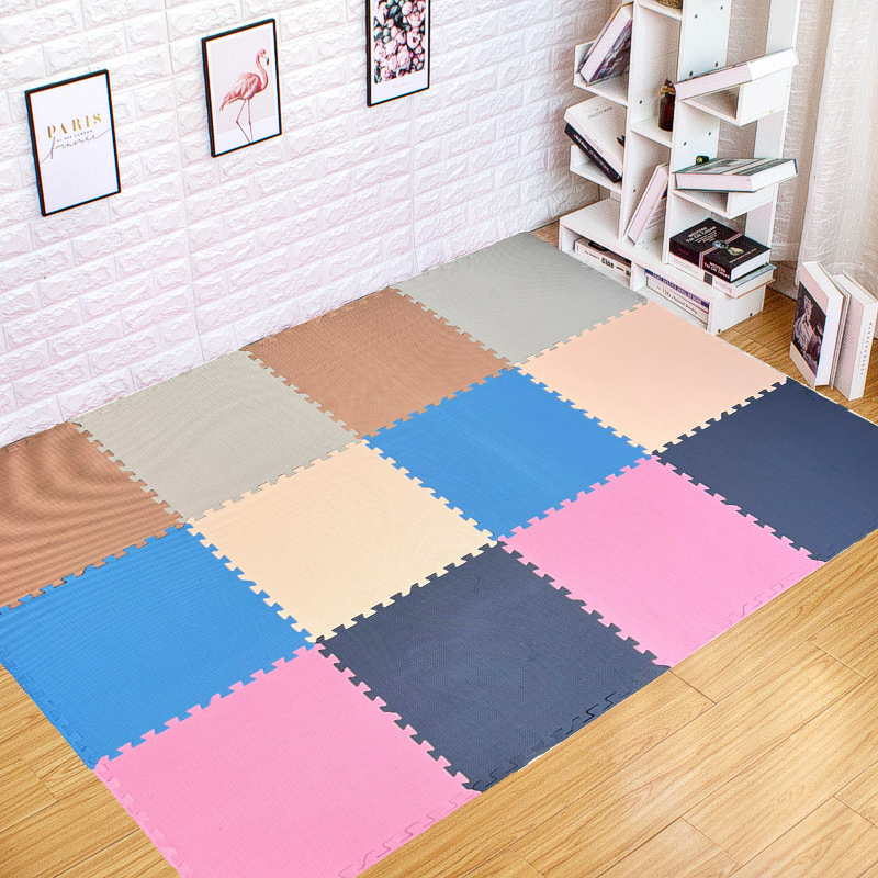 Thảm xốp lót sàn cho bé màu Pastel sang trọng, Kích thước 60x60x1cm, Mẫu mới, sang trọng, an toàn cho bé khi vui chơi