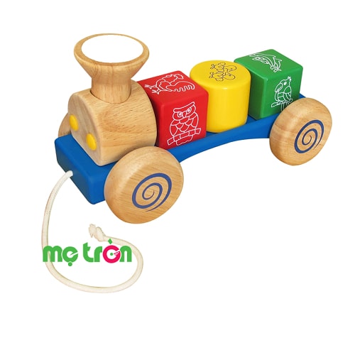 Xe lửa nhỏ bằng gỗ Winwin Toys là trò chơi 2 trong 1 kết hợp giúp bé phát huy vận động cơ thể khi thực hiện động tác di chuyển đoàn tàu và tập làm quen với việc phân biệt màu sắc, các khối hình học cơ bản. Hơn nữa, đồ chơi được làm từ chất liệu gỗ mịn, sơn màu an toàn bảo vệ sức khỏe của trẻ khi chơi nên bố mẹ có thể hoàn toàn yên tâm khi chọn lựa cho bé.