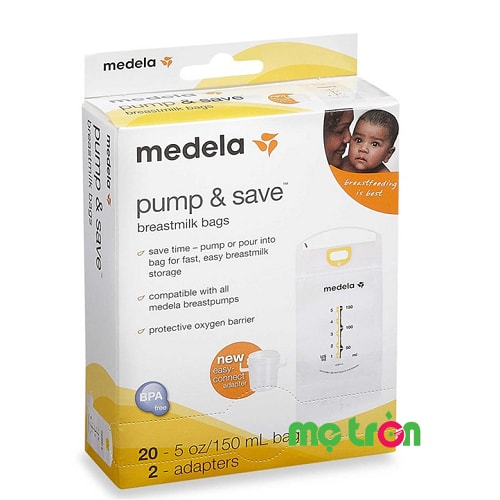 Túi trữ sữa Medela (20 túi) tiện lợi cho mẹ