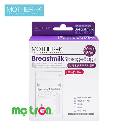 <p>Túi trữ sữa cảm ứng nhiệt miệng cắt Mother-K của thương hiệu này là một sản phẩm được sản xuất dựa trên những điều như thế giúp mẹ an tâm bảo quản sữa an toàn, đảm bảo cho bé lúc nào cũng được cung cấp đầy đủ những chất dinh dưỡng cần thiết có trong nguồn sữa mẹ. Túi sử dụng an toàn trong tủ lạnh, tủ đông hay hâm nóng.</p>