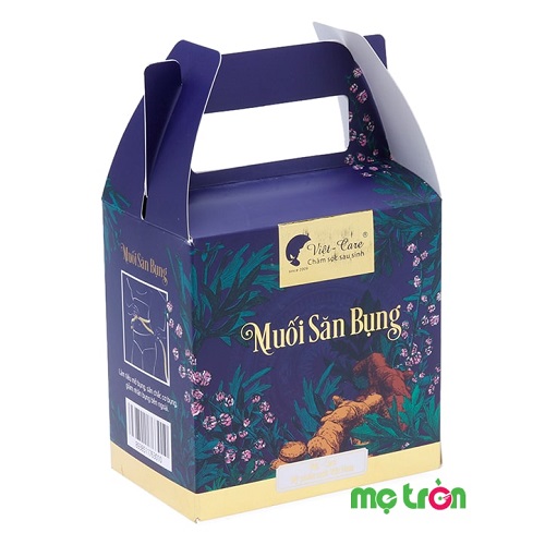 Muối săn bụng, giảm eo cho mẹ sau sinh Việt Care có nguồn gốc từ truyền thống nằm muối gừng của người phụ nữ Huế sau sinh, theo Đông Y túi muối có tính năng săn bụng, giảm vòng eo sau sinh và giảm đau lưng, gáy, vai do tê tủy, cúi người nhiều  và dây thần kinh bị tổn thương…
