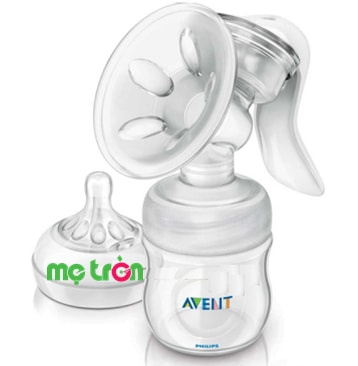 Máy hút sữa bằng tay Philips Avent Natural model 2013 BPA Free bằng nhựa trong