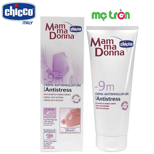 Kem chống rạn da Mama Donna Chicco 200ml là sản phẩm được nhập khẩu trục tiếp từ Italia, đây là sự kết hợp của rất nhiều các loại vitamin và tinh dầu tự nhiên nhằm cải thiện độ đàn hồi, giúp cho da mềm dẻo và phục hồi nhanh sau khi sinh.