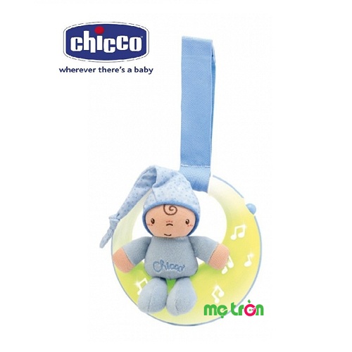 Đèn phát nhạc mặt trăng xanh Chicco siêu đáng yêu được kết hợp giữa hiệu ứng của ánh sáng và tiếng nhạc du dương, rất phù hợp với sở thích của trẻ nhỏ, giúp bé sẽ cảm thấy yên tâm khi nằm chơi một mình.