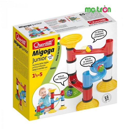 - Quercetti Migoga Junior basic (18m+) 6502 được làm từ chất liệu nhựa cao cấp an toàn cho bé.
- Gồm 22 chi tiết thiết kế hình khối đầy màu sắc.
- Kích thích sự sáng tạo, khả năng tư duy logic của bé.
