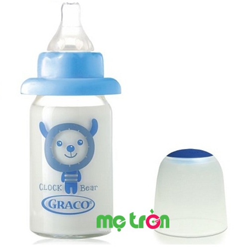 Bình sữa Graco 120ml làm từ thủy tinh cao cấp (cổ chuẩn – GC38504) là sản phẩm chất lượng làm từ chất liệu thủy tinh cao cấp an toàn tuyệt đối. Bình được thiết kế nhỏ gọn và đặc biệt, núm ty được thiết kế mô phỏng bầu ty mẹ rất tự nhiên giúp bé cảm thấy quen thuộc hơn.