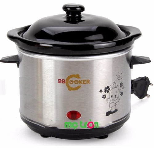 Nồi nấu cháo chậm cho bé BBCooker 0.7L thiết kế cao cấp tiện dụng