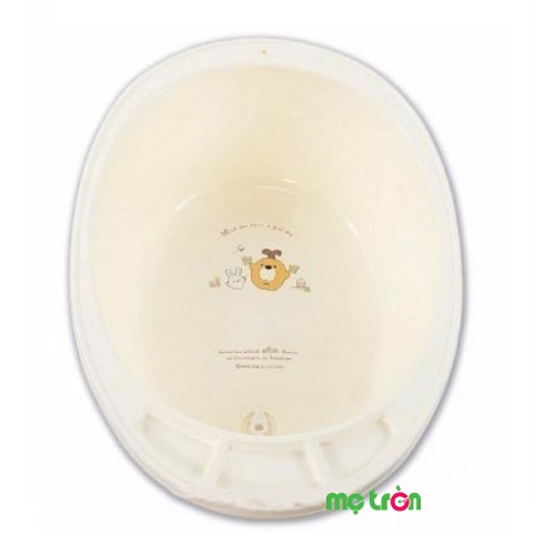 Thau tắm lớn có van thoát nước cho em bé KuKu QB91013