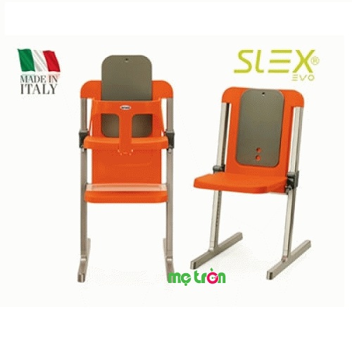 Ghế ăn bột Brevi Slex Evo BRE212-234 màu cam xám được được cấu tạo bằng một khung nhôm chắc chắn và nhựa PP không độc hại đảm bảo an toàn cho sức khỏe của bé. Ghế được thiết kế tinh tế và với màu sắc bắt mắt giúp bé thích thú hơn và có những bữa ăn ngon lành.