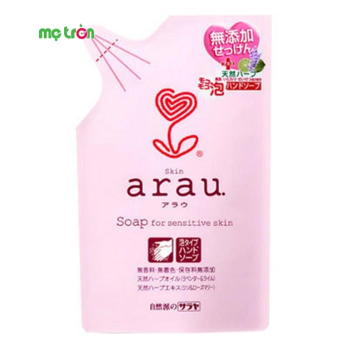 Nước rửa tay Arau Baby dạng túi 250ml là sản phẩm  được chiết xuất từ các thành phần thảo mộc thiên nhiên mang đến tác dụng diệt khuẩn cao giúp nuôi dưỡng và bảo vệ cho làn da tay khỏe mạnh với dạng gói tiết kiệm tối đa.