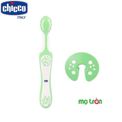 Bàn chải massage lợi màu xanh cho bé Chicco
