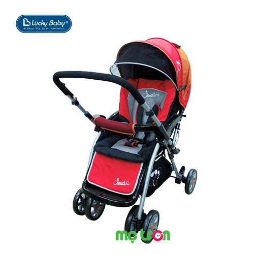 Xe đẩy em bé Lucky Baby Dazzle 501337-RED màu đỏ chắc chắn